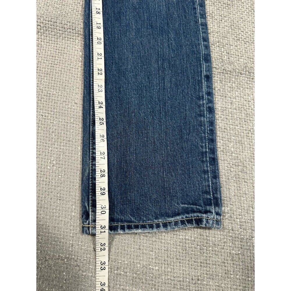 Abercrombie & Fitch Jeans Mens 28x31 Blue Remsen Low Rise Slim Straight Read‎ - Picture 8 of 16